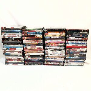 100 DVDs Movies Wholesale Lot Assorted Titles